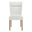 D2504 Light Gray and Natural 2PK Dining Chair Set