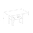 D4355 Brown Faux marble Wooden Bar Table