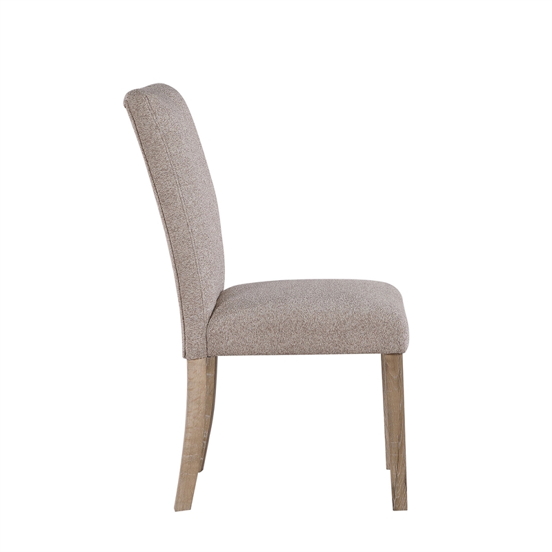 D8683 2PCPadded Wooden Base Dining Chair set