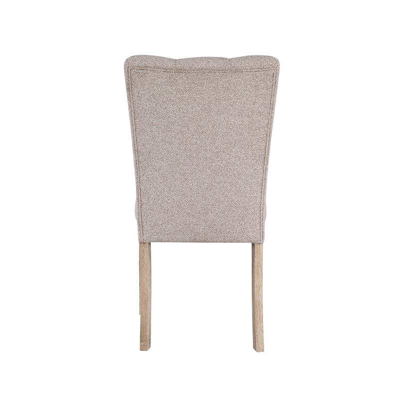 D8683 2PCPadded Wooden Base Dining Chair set