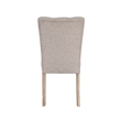 D8683 2PCPadded Wooden Base Dining Chair set