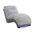 Dominic Gray Ultra Soft Fabric Accent Chaise