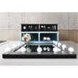 Lexi Gray Wood Vanity Set with Lighted Mirror and Upholstered Stool