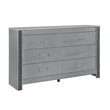 Logan Silver Wood Full 5PC Bedroom Set with LED
