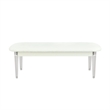 Lyra Acrylic Legs Extra Padded Beige Bedroom Bench