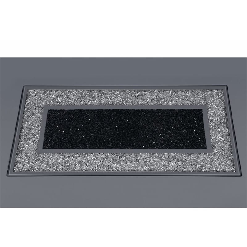 Global Furniture USA Monaco High Gloss Wood Dark Gray Bar Table