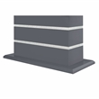 Monaco Dark Gray Glossy Engineered Wood Coffee Table