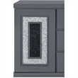 Monaco Dark Gray Engineered Wood Glossy Buffet