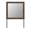 Optimus Brown-Black Glass large scale Mirror with LED