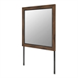 Optimus Brown-Black Glass large scale Mirror with LED