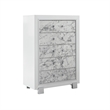 Santorini White Engineered Wood Queen 5PC Bedroom Set