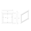 Santorini White Engineered Wood Queen 5PC Bedroom Set