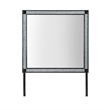 Soleil Charcoal Large Scale Glass Bedroom Mirror