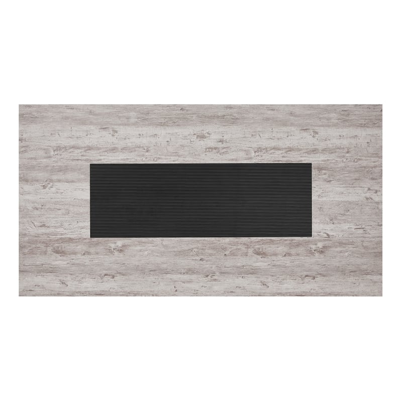 Global Furniure D8030 Dining Table with Drawers and Storage Door in Black