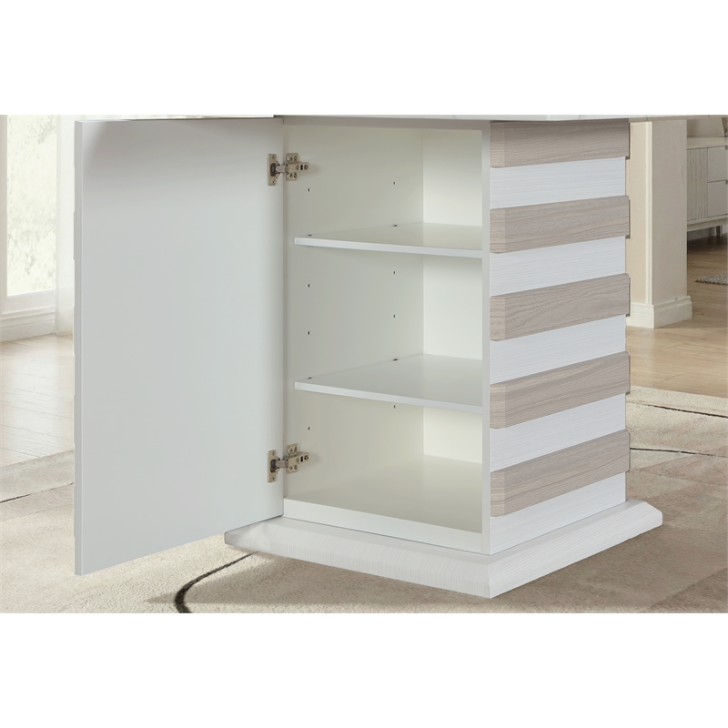 Global Furniure D2507 Bar Table in White