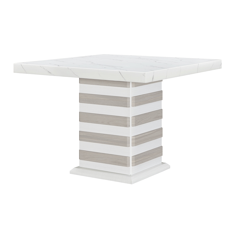 Global Furniure D2507 Bar Table in White