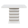 Global Furniure D2507 Bar Table in White