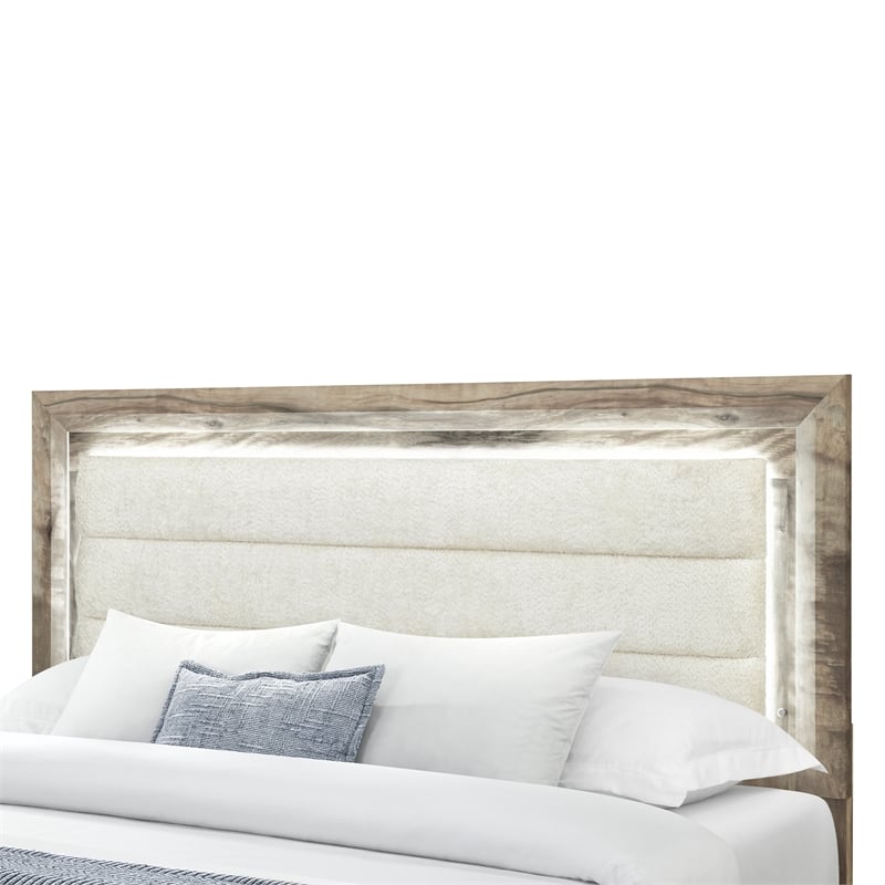 Global Furniture Callie Queen Bed with Storage in Brown