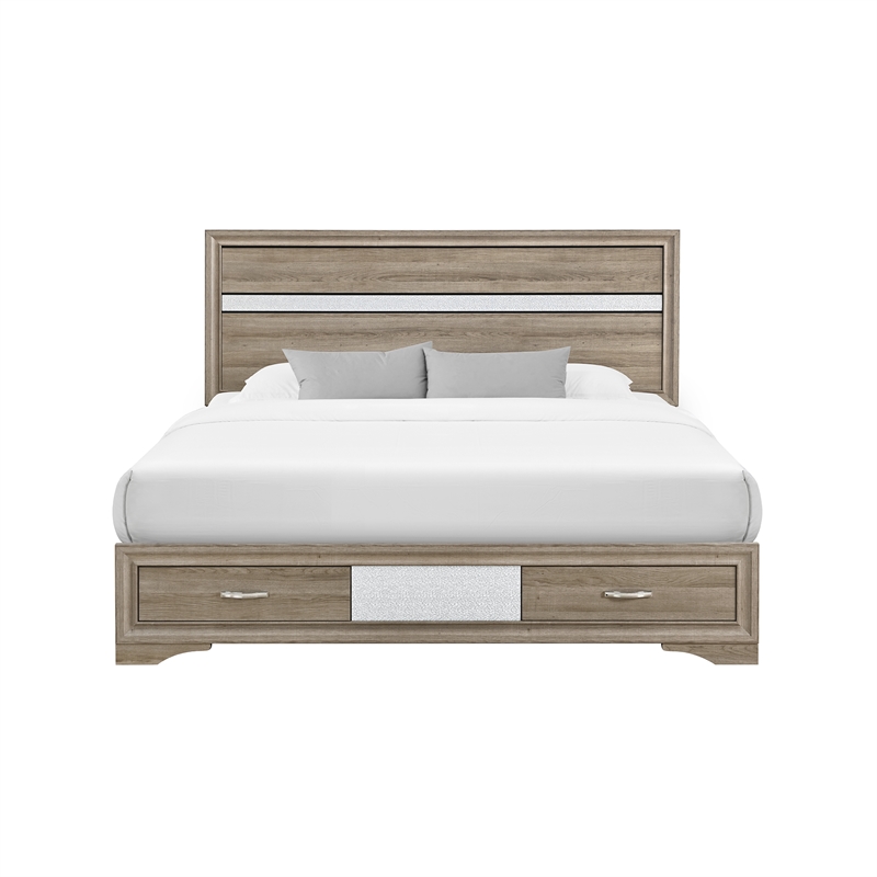 Global Furniure Seville Queen Bed in Natural