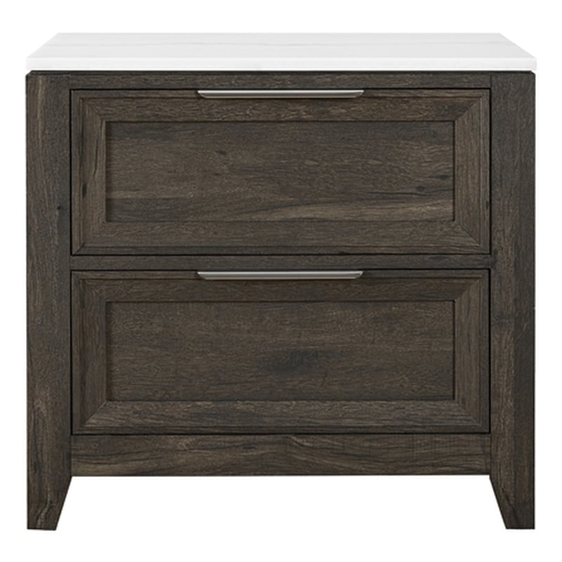Global Furniure Mariah Nightstand in Dark Brown