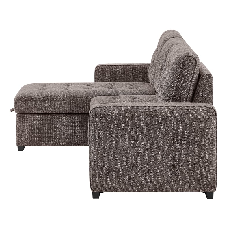 Global Furniure U0707 Reversible Sofa Bed in Brown