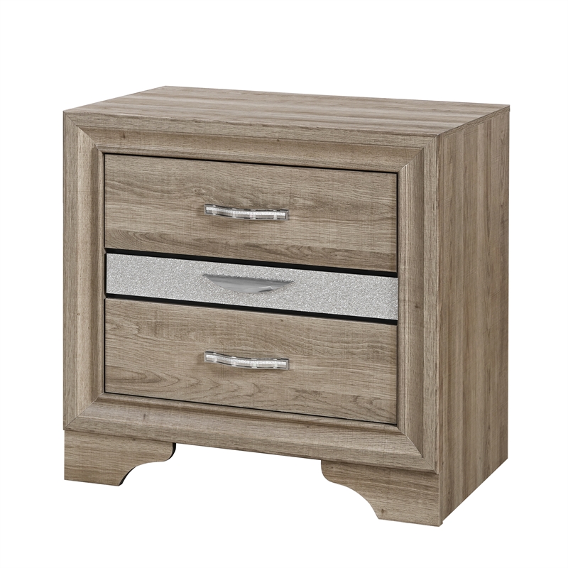 Global Furniure Seville Nightstand in Natural
