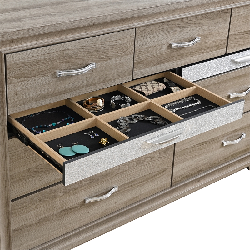 Global Furniure Seville Dresser in Natural