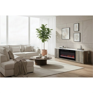 Global Furniure Maya 71&quot Entertainment Unit with Speaker in Natural