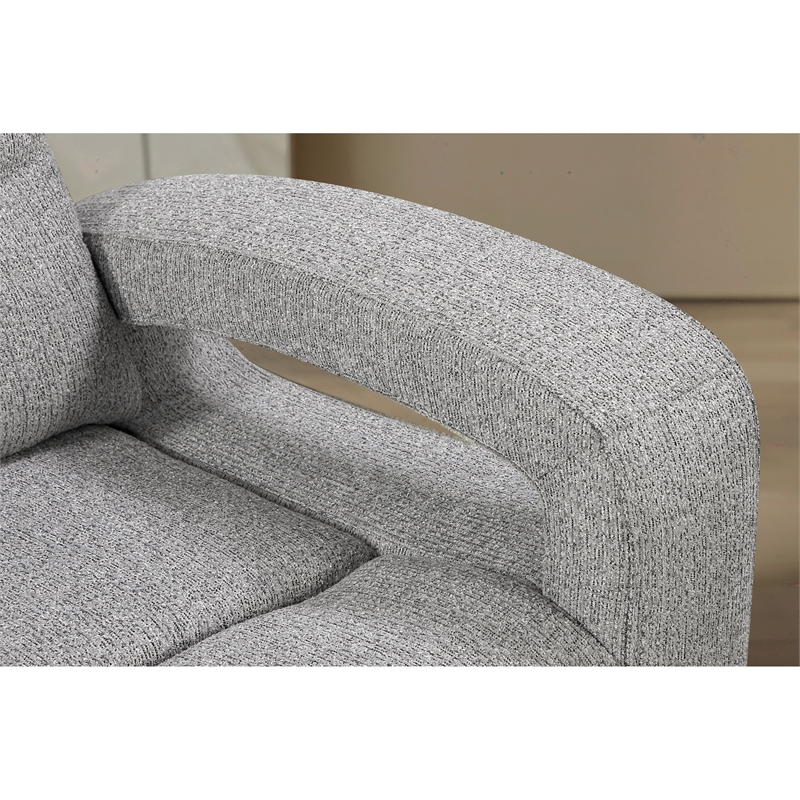 Global Furniture U6611Power Recliner Sofa with LED in Gray