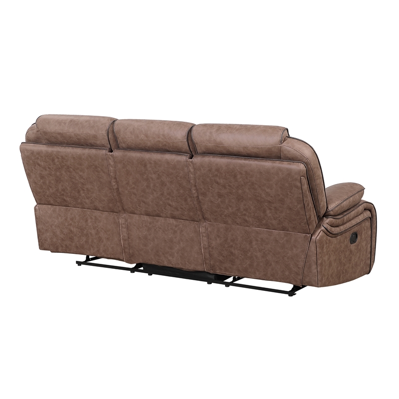 Global Furniure U2250 Recliner Sofa in Brown