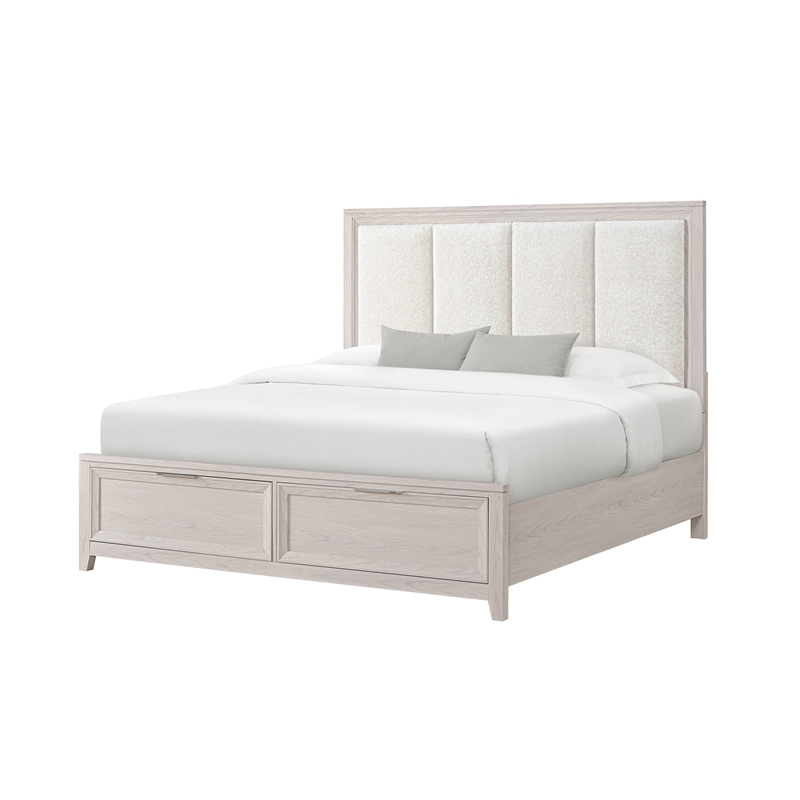 Global Furniure Mariah Full Bed in Beige