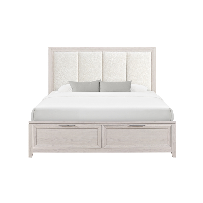 Global Furniure Mariah Full Bed in Beige
