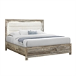 Global Furniture Callie Full Bed with Storage in Brown