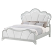 Global Furniture Aria Queen Bed with LED in Silver