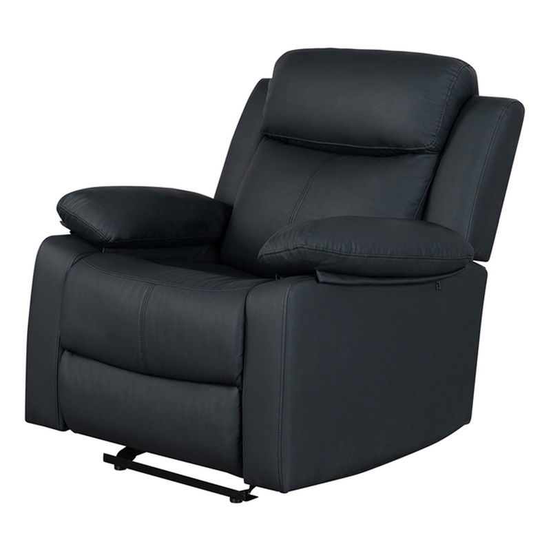Global Furniure U6026 Glider Reclining with LED in Black