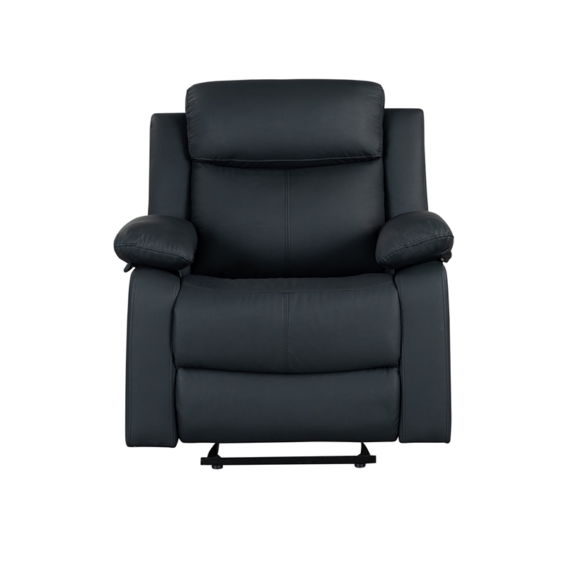 Global Furniure U6026 Glider Reclining with LED in Black