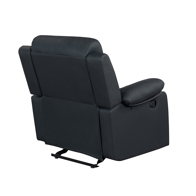 Global Furniure U6026 Glider Reclining with LED in Black