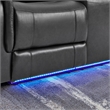 Global Furniure U8879 Power Recliner LS W/LED-GSS & SUBW in Charcoal