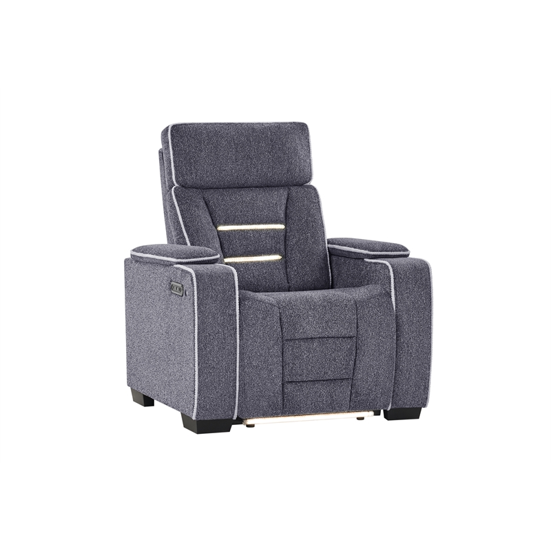 U1895 P2 Reclining with Immersive Sound and LED in Gray
