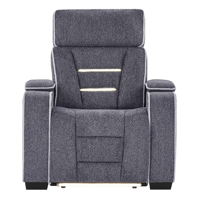 U1895 P2 Reclining with Immersive Sound and LED in Gray