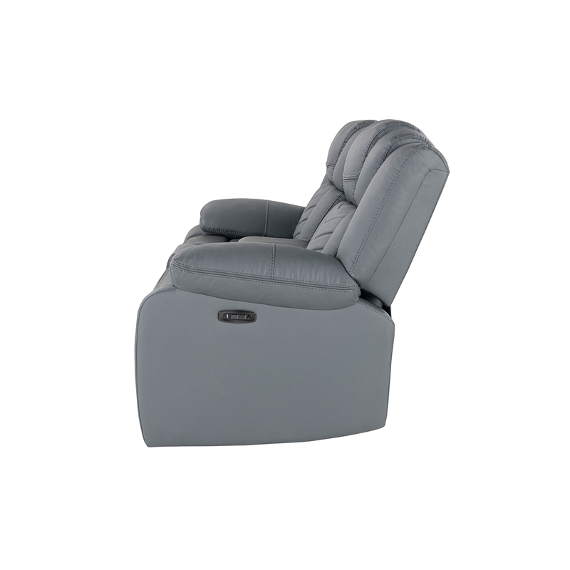 Global Furniure U7069 10 Power Recliner Loveseat w/Immersive Sound in Gray