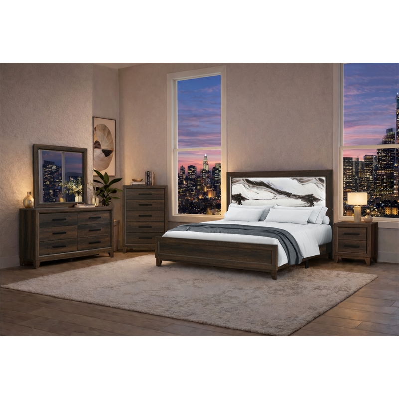 Global Furniure Harmony Chest in Brown