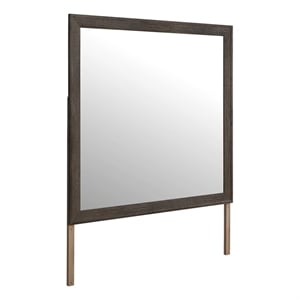 Global Furniure Mariah Mirror in Dark Brown