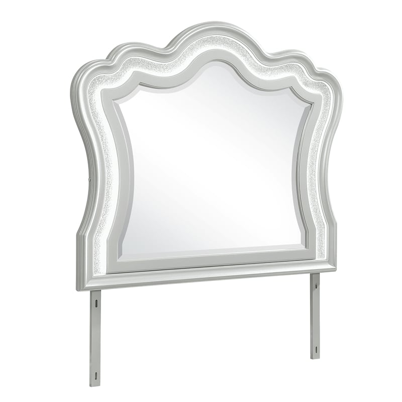 Global Furniture Aria Mirror with LED in Silver