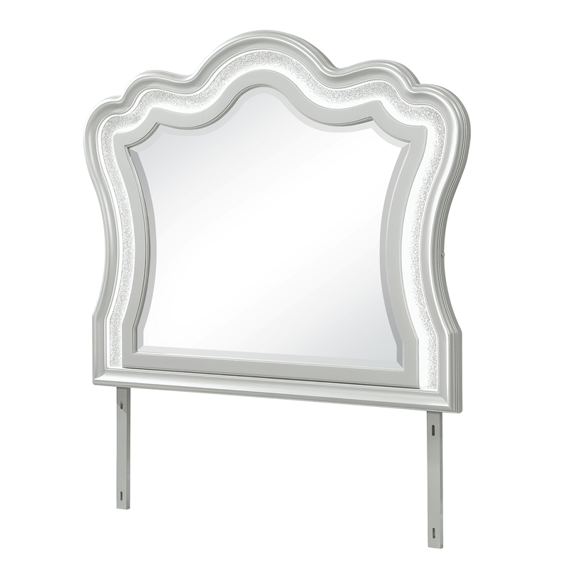 Global Furniture Aria Mirror with LED in Silver