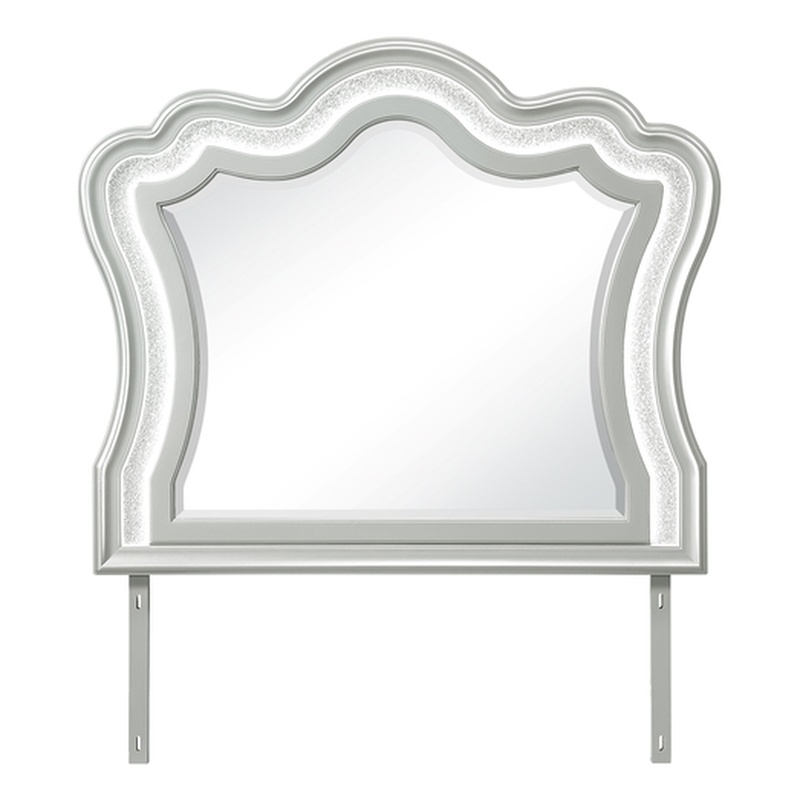 Global Furniture Aria Mirror with LED in Silver