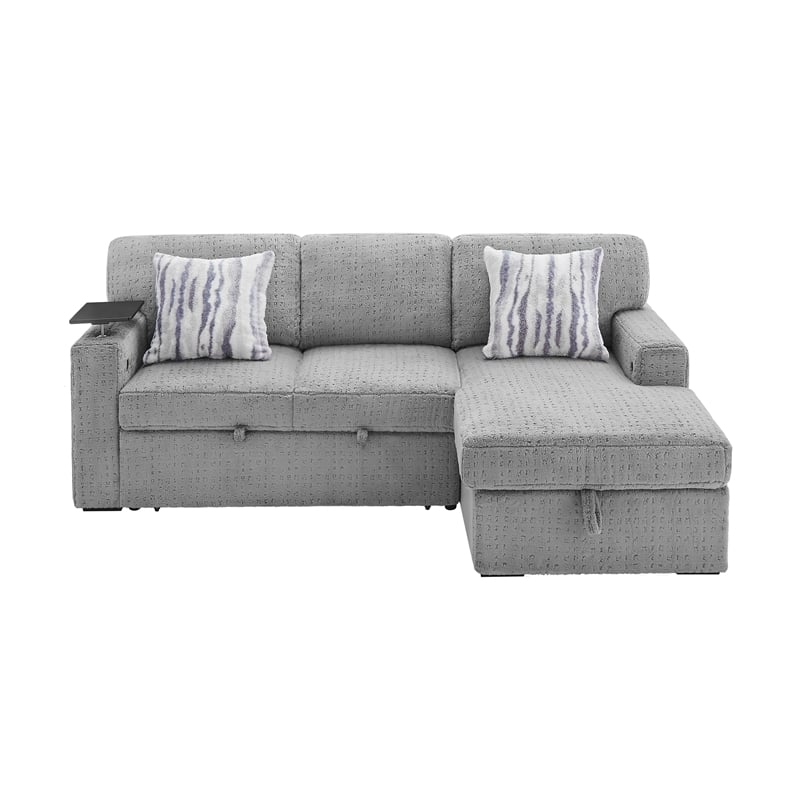 Global Furniure U0214 Sofa Bed in Gray
