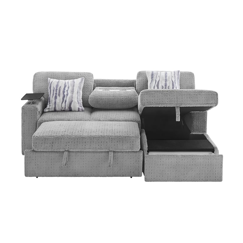 Global Furniure U0214 Sofa Bed in Gray