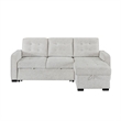 Global Furniure U0707 Reversible Sofa Bed in Chalk