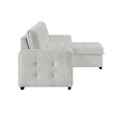 Global Furniure U0707 Reversible Sofa Bed in Chalk
